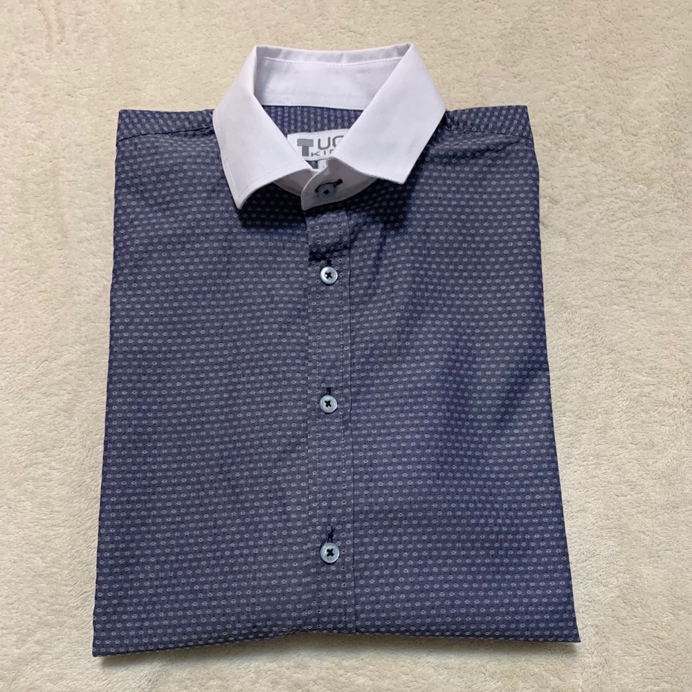 Tug boys long sleeve button down t shirt n…